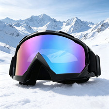Ski Goggles Snowboard Goggles Anti-Glare Lens UV 400 Motorcycle Sunglasses
