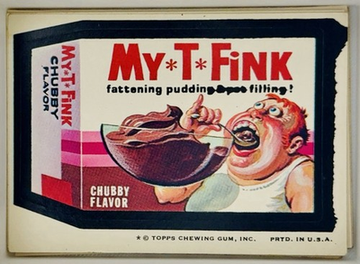 #ad 73 75 WACKY PACKAGES SERIES 7 TB MY T FINK NM ERROR Misprint $16.99