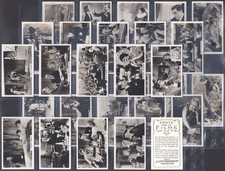 PATTREIOUEX-FULL SET- SHOTS FROM THE FILMS 1938 (F28 CARDS) EXCELLENT+++