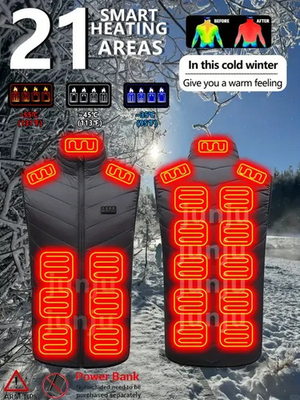 #ad #ad Unisex Heated Vest for Men and Women with 12000 Mah Battery Pack $29.88