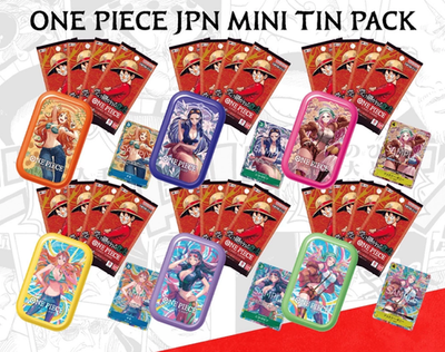 One Piece Card Game Mini Tin Pack Vol 2 TS-02 Asia Limited Set Of