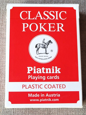 Piatnik Classic poker N 1321 Austrian Playing cards deck Piatnik