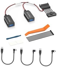 GPS Dash Cam Power Adapter, 7Pin Type B Connector Mirror Camera Radar Charger