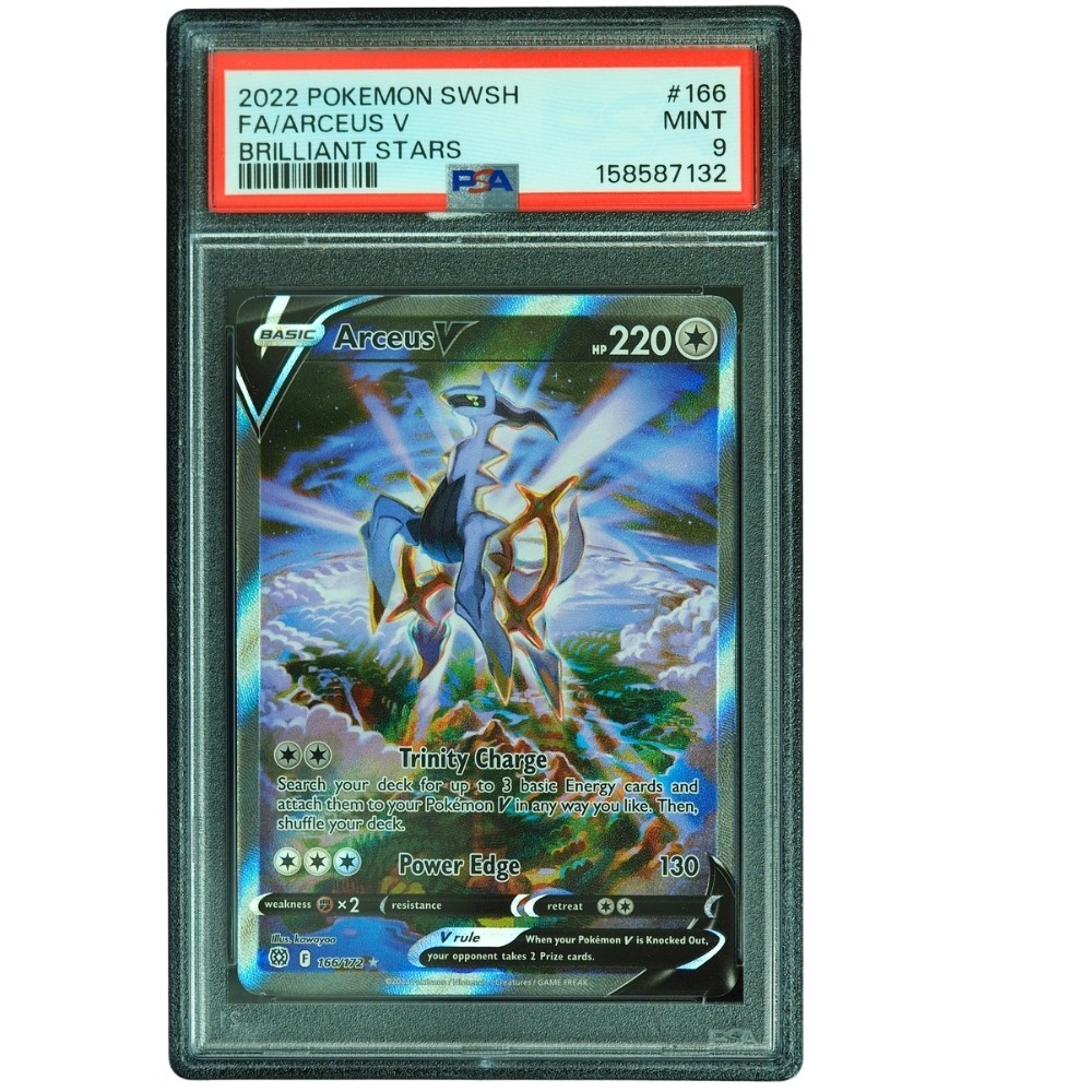 Arceus V #166/172 Brilliant Stars UR Holo PSA 9 Pokemon Card*TE