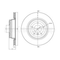 Metelli 2X Bremsscheibe Hinten Ø336 Mm BelüFtet FüR BMW 3Er Touring E91 320D