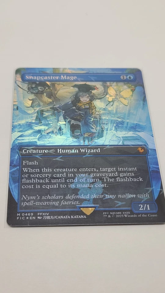 Snapcaster Mage (Borderless) (Chocobo Track Foil) Commander: Final Fantasy Foil - Image 3 of 3