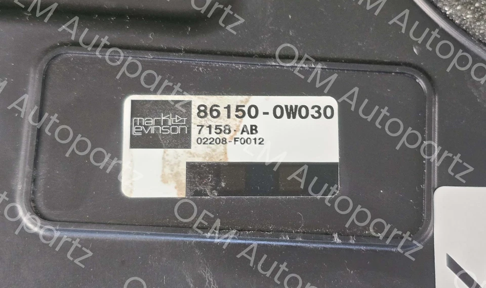 Lexus GX470 2003-2007 Mark Levinson Speakers 10 Pcs OEM 86150-0W030 86160-0W560 - Image 4 of 4