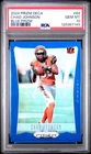 2024 Panini Prizm Deca Football Blue Chad Johnson #64 PSA 10