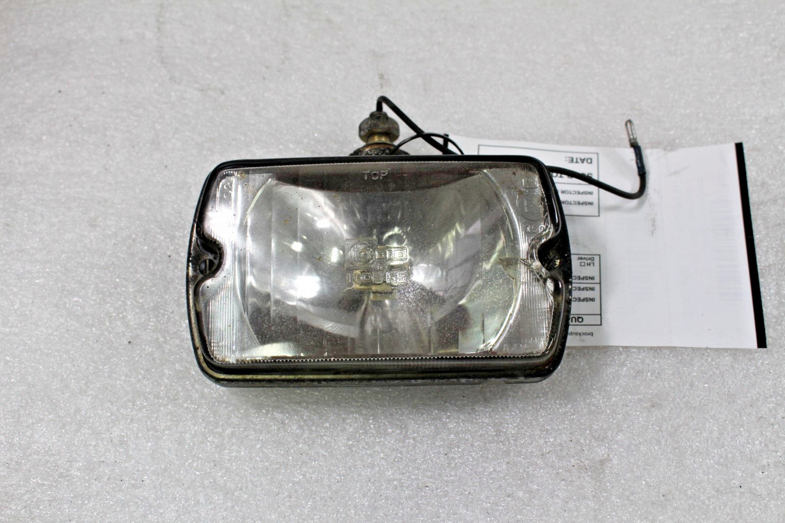 Ferrari 308, Front Lamp, Cracked Lens, Used, P/N 60273406