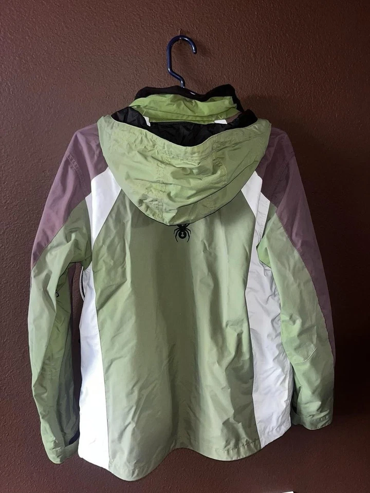 Лыжная куртка и брюки Spyder - коричневые и зеленые - Изображение 2 из 4