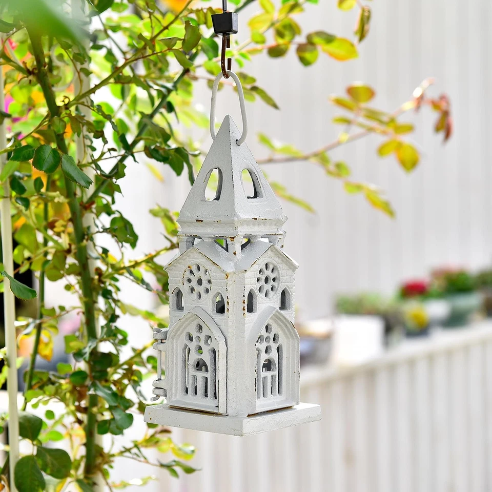 铸铁教堂灯烛台,复古哥特式主题,乡村金属 Ha... — 第 4/4 张图片