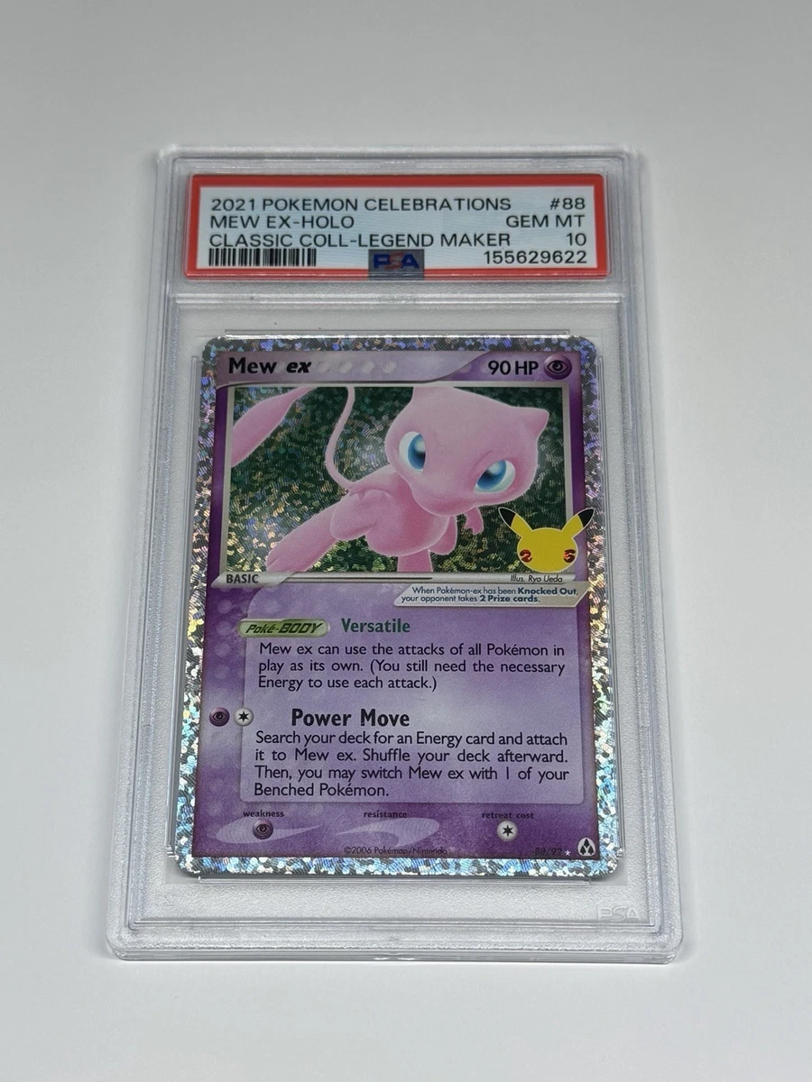 Mew Pokémon TCG Professional Sports Authenticator (PSA) Grade 10
