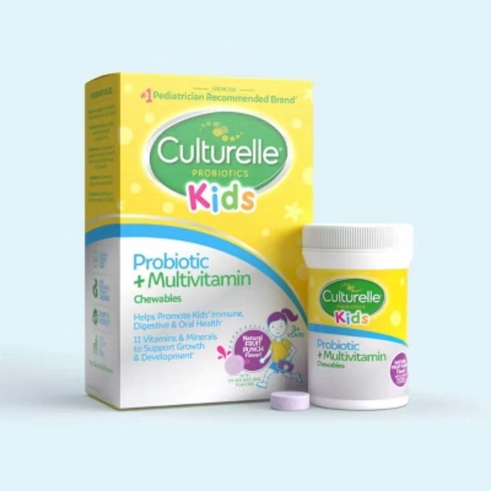 Ponche de frutas vegano Culturelle Kids Daily Probiotic Plus 30ct Foto 2 de 4