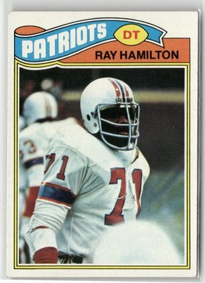 1977 Topps Ray Hamilton #334 New England Patriots VGEX