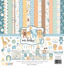 Echo Park Collection Kit 12"X12"-Our Baby Boy