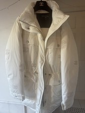 CHANEL COCO NEIGE 21N White CC Monogram Ski P...