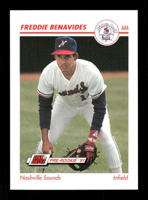 1991 Line Drive Nashville Sounds 252 Freddie Benavides BXCP32