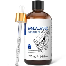 HIQILI Sandalwood Essential Oils 1 Fl Oz, 100 Pure Natural Therapeutic Grade ...