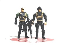 Military ASSAULT FORCE Action Figure KO BOOTLEG Dollar Store 2 Pack SEALS