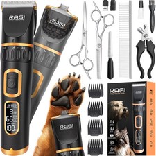 RAGI LEISE HUNDESCHERMASCHINE PROFI SCHERMASCHINE F&Uuml;R HUND KATZE HAARSCHNEIDEMAS