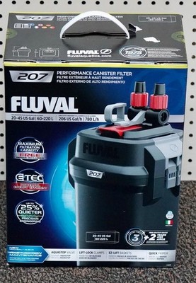 NEW - Fluval 207 20-45 Gallon Performance Aquarium Canister Filter