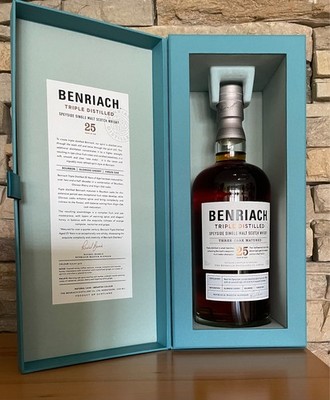 BenRiach 25 Jahre Tripple Distilled - 47% Single Cask