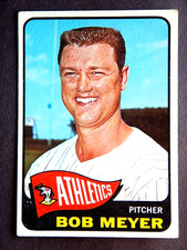 Bob Meyer #219 Topps 1965 Baseball Card (Kansas City Athletics)*