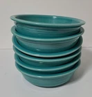 Six Turquoise Fiesta® 19oz Medium Bowls