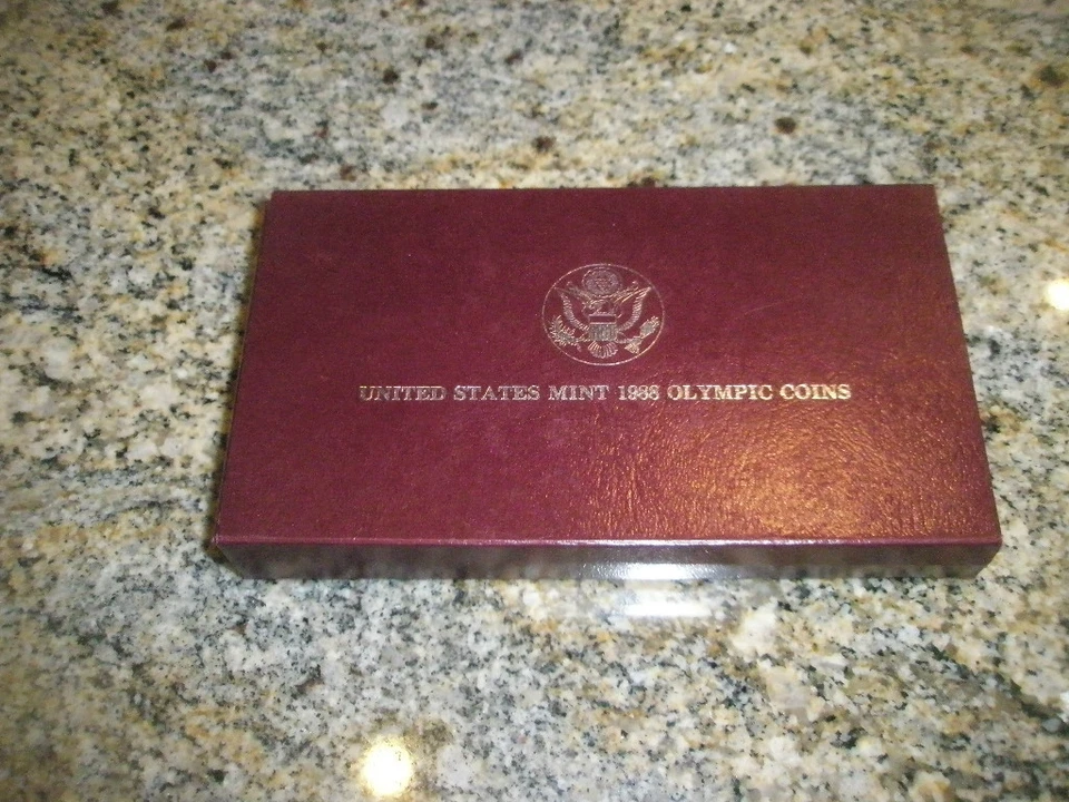 RARE 1988-S PROOF 'Seoul - S.Korea' Olympic Silver Dollars - Image 4 of 4