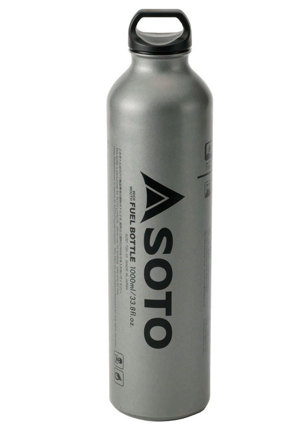 SOTO WIDE MOUTH FUEL BOTTLE FOR MUKA STOVE 3 SIZES .4L / .7L / 1L