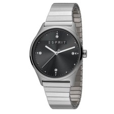 Esprit Damenuhr VinRose Black Silver Matt Analog Edelstahl Silber ES1L032E0105