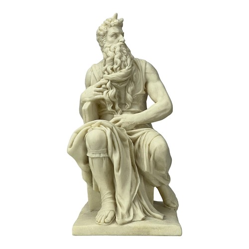 Moses Michelangelo Bonded Marble Polyresin Statue Sculpture 27 cm eBay