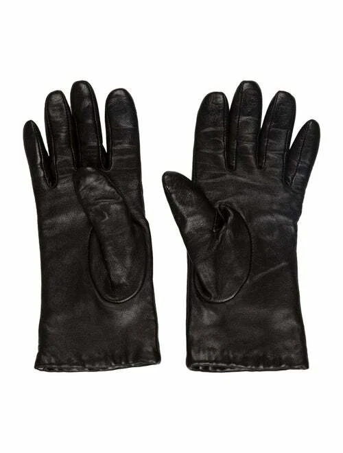 Guantes de cuero con tachuelas Diane von Furstenberg Foto 2 de 2