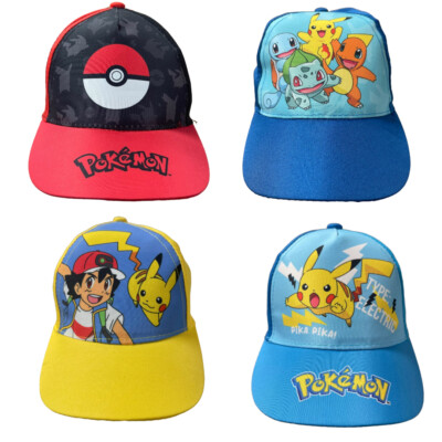 Pokemon Baseballcap Basecap Capi Kappe Pikachu Größen: 52 cm  54 cm
