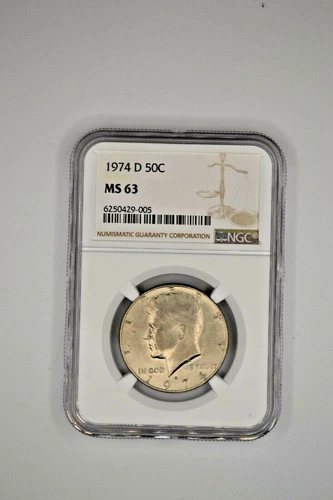 1974 D 50C MS 63 NGC Graded