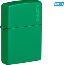 ZIPPO Sky grün matt mit Zippo Logo 60006628 Metall Geschenkverpackung