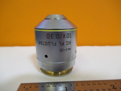 Leitz Leica Objektiv HC PL 10X Fluotar Optik Für Mikroskop Teil As Pic &H8-B-09