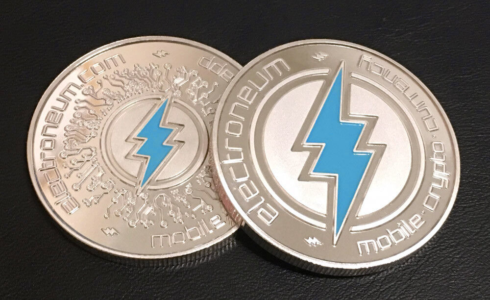 10 PACK – ELECTRONEUM Crypto Coins in Cases – FAST SHIPPING