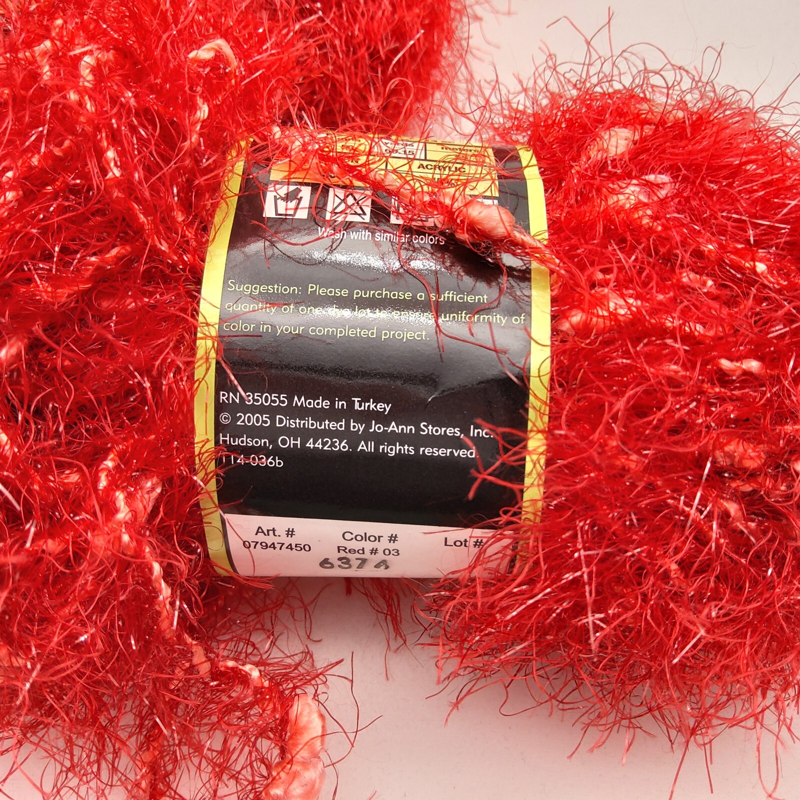 Novelty Yarn Lot Reds Sensations Variety Simple Elegance MODADEA