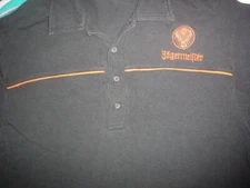 JAGERMEISTER Jager Liquor Bottle Sewn Logo XL Collar Polo Shirt