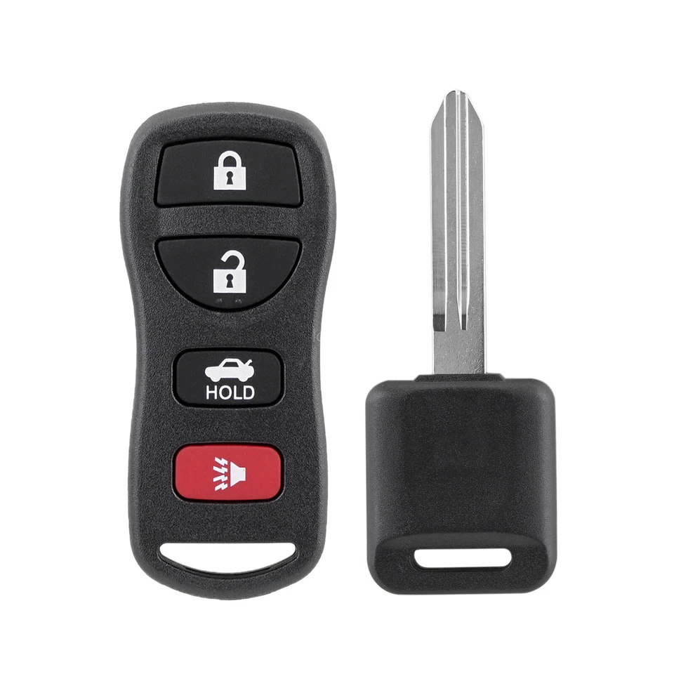 2 para Nissan Máxima Altima 350Z 2002 2003 2004 2005 2006 mando a distancia de entrada + llave Foto 3 de 4