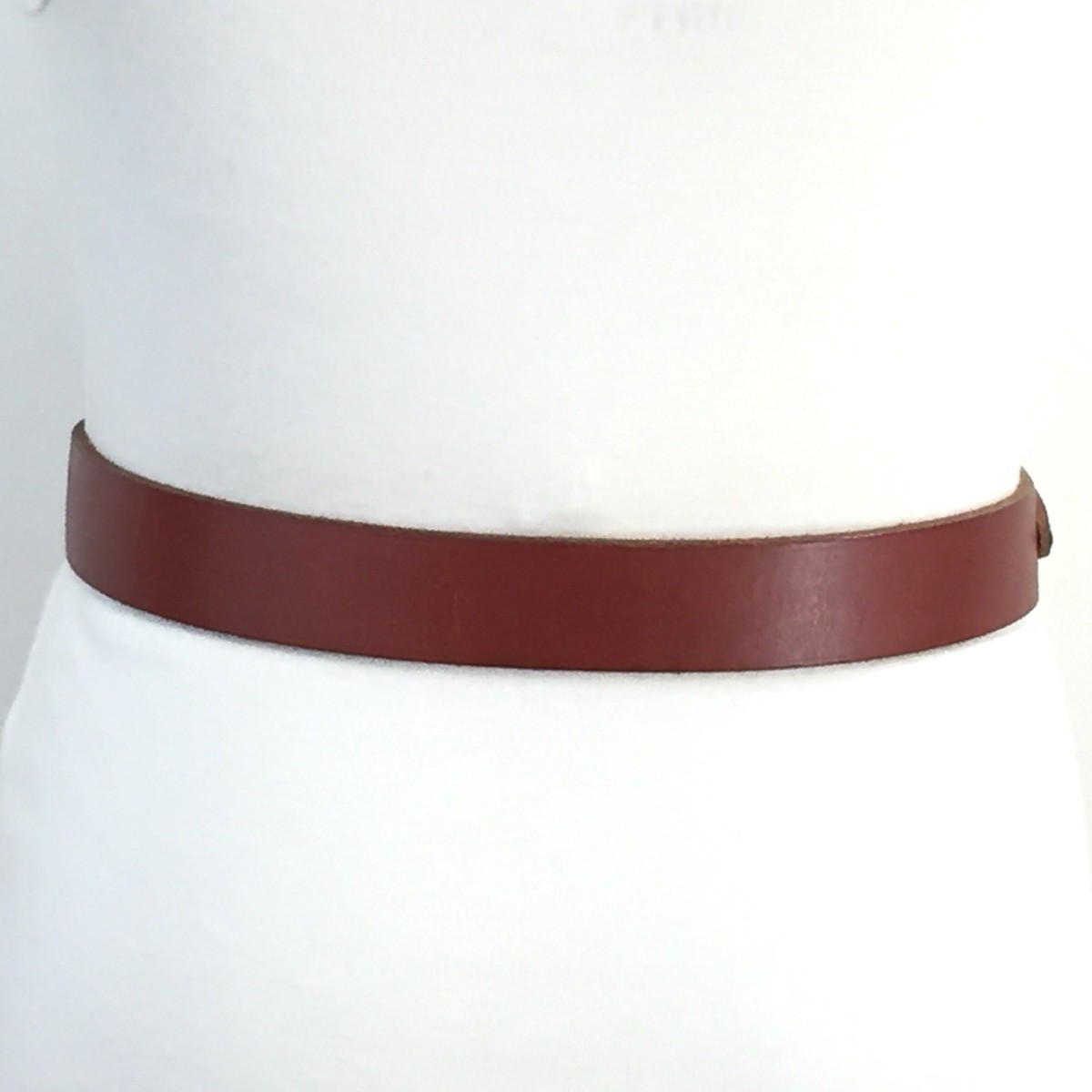 Vtg 80s 90s LL Bean Sz 28 Double Strap Leather Belt Made In