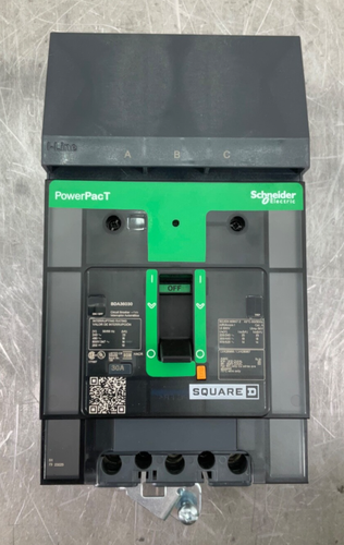 NUOVO SQUARE D BDA36030 ILINE POWERPACT INTERRUTTORE 30A 3P 480V - Foto 2 di 9