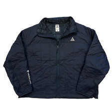 NIKE ACG ROPE DE DOPE QUILTED NAVY BLUE PUFFER JACKET THERMA-FIT ADV SZ XL H8