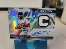 2021 XANDER BOGAERTS #/99 TOPPS CHROME CAPTAINS CLOTH 