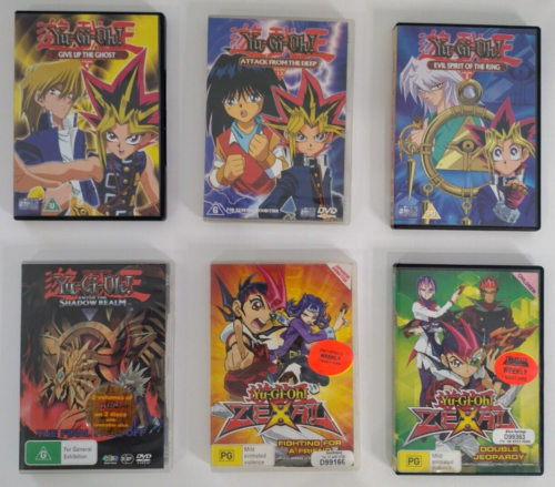 Yu-Gi-Oh  6 x DVD Bundle Bulk Lot - Region 4 FREE POSTAGE in Australia - Picture 1 of 3