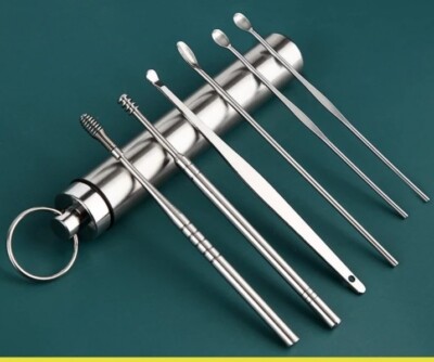 Smashing Set Di Pulizia Delle Orecchie | 6 Pezzi/set Di Curette Cerume – Accessori Per La - Foto 12