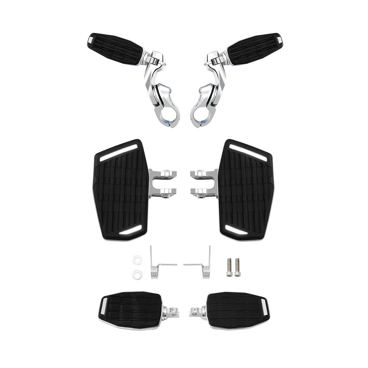 Rider Passenger Footboards 1.25" Footpegs Fit For BMW R18 Classic 2021