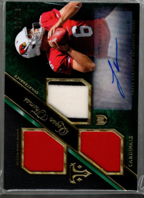B3198- 2014 Topps Triple Threads Emerald #154 Logan Thomas Auto Trikot /50 (*RC)