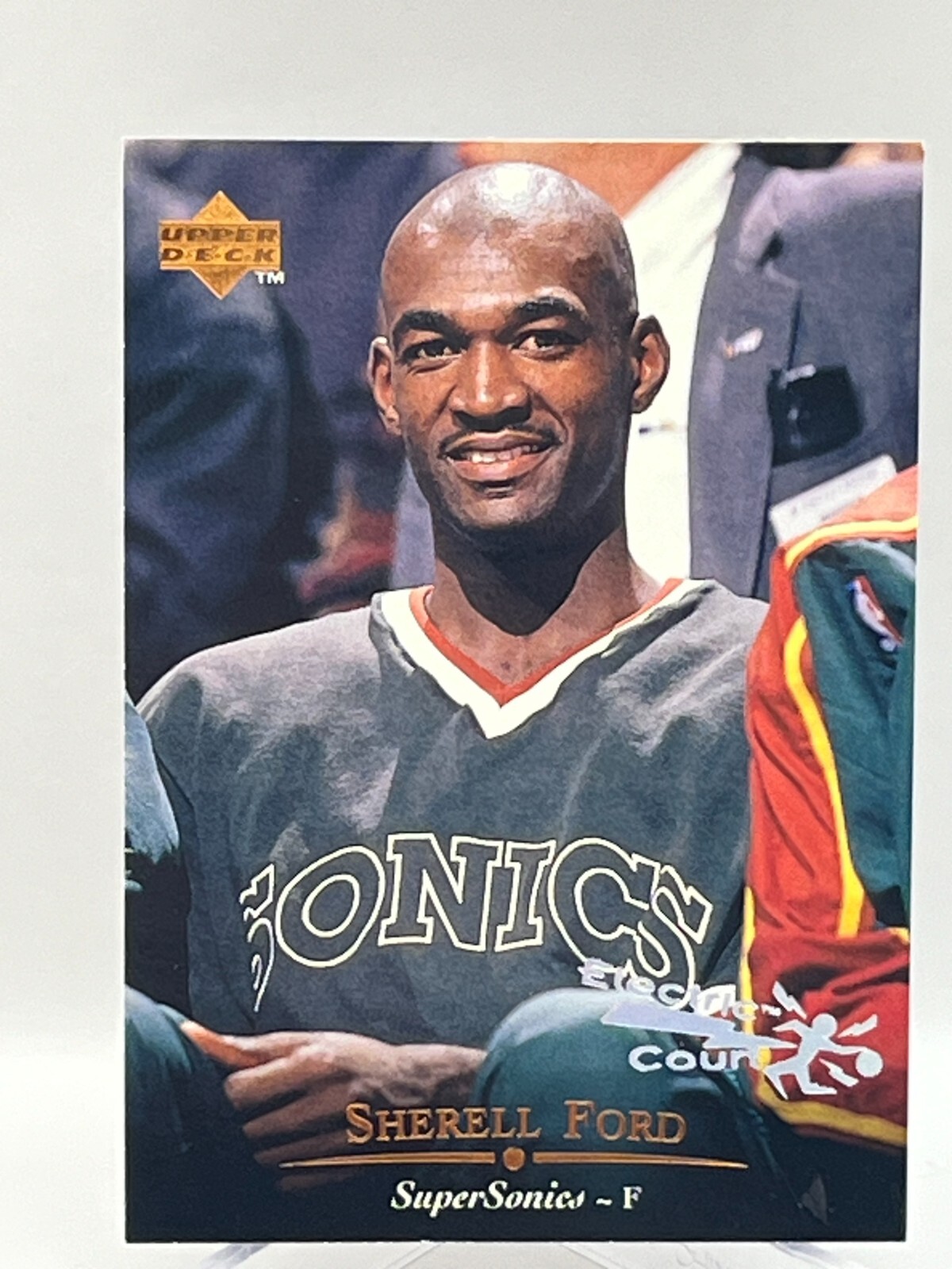 1995-96 Upper Deck NBA RC #252 Sherell Ford Seattle SuperSonics - Electric Court